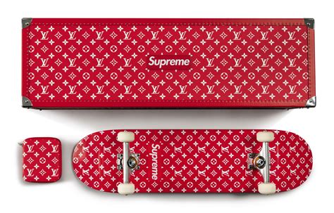 skateboard louis vuitton x supreme|supreme x louis vuitton wallet.